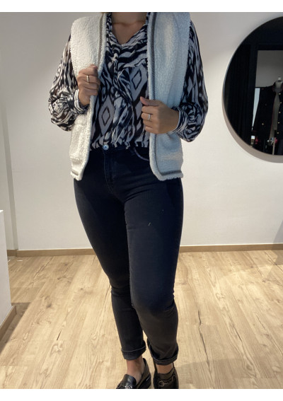 Blouse Mara col v