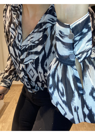 Blouse Mara col v