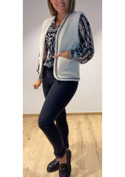 Blouse Mara col v