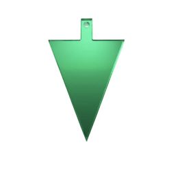 TELLMEE TIKA TRIANGLE MIROIR VERT