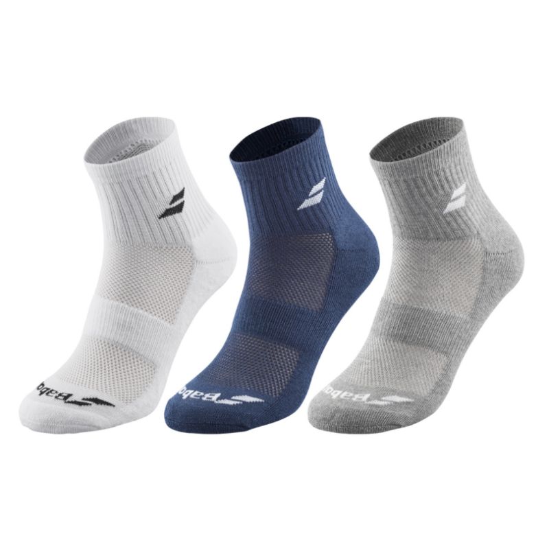 chaussettes 3 Pairs Pack Junior bleu/gris/blanc